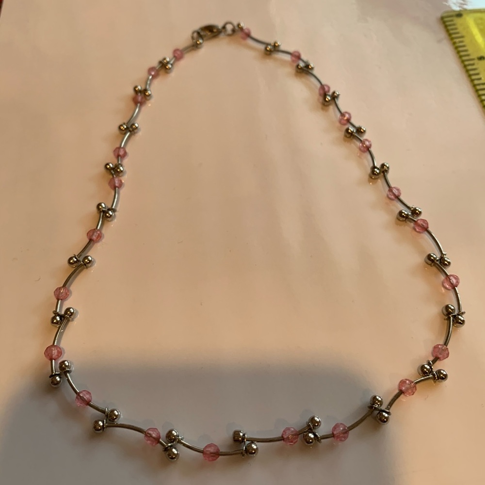 Pink necklace
